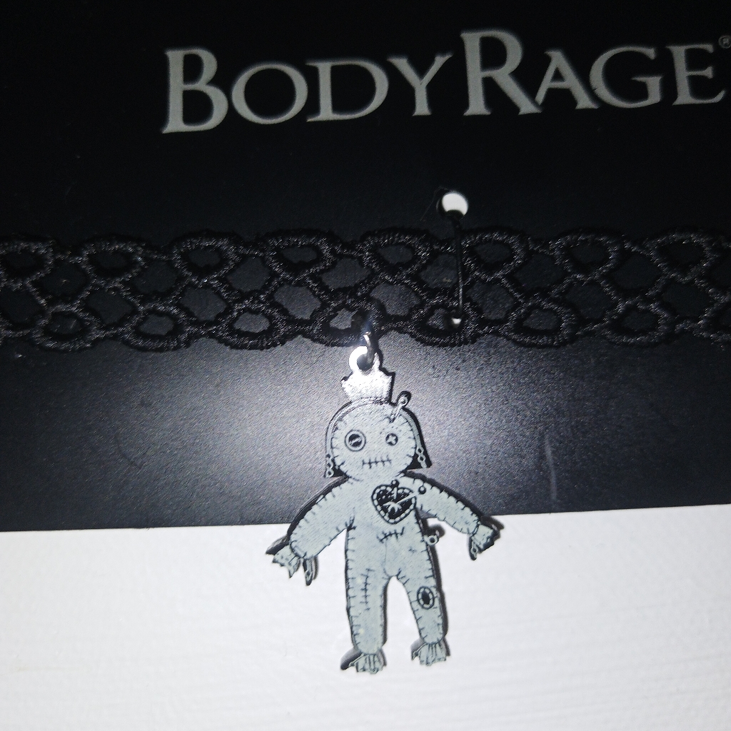 Goth Voodoo Doll Choker